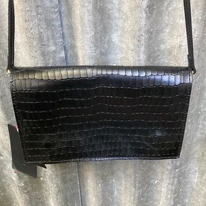 Marinella milano clutch style with shoulder strap black $40